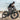 Man riding the Hiboy P6 Fat Tire Electric Bike on a dirt trail, showcasing its powerful performance and off-road capabilities.