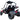 TrailMaster Blazer i2K Electric Go Kart with lithium battery, rear view showing rugged tires and safety harness against white background