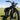 Cheetah Plus Cafe' Racer Ebike front view showcasing powerful BAFANG motor and sleek design in a grassy park.
