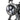 Close-up of the Cheetah Plus Cafe Racer Ebike's powerful LED headlight for enhanced visibility.