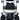 Front view of TrailMaster TBM X4 Electric Golf Cart with 5kW lithium battery, featuring 22” aluminum rims and LED headlights.
