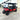 TrailMaster TBM X6 red electric golf cart, 6 seats, 48-mile range, 5kW lithium battery, 22” aluminum rims, LED headlights