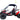 TrailMaster Blazer i2K Electric Go Kart in red with lithium battery, LED headlight, hydraulic disc brake, and 5-point safety harness.