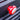 Close-up of a red manual override pull button on an electric golf cart, featuring a warning label and black background.