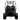 Rear view of TrailMaster iMini Kids Electric Go Kart with 48V battery, LED headlights, and 5-point safety harness for ages 4-9.