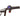 Handlebar of BurroMax TT1000R Electric Mini Bike with LED gauge and push button controls.