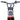 Rear view of BurroMax TT1000R Electric Mini Bike handlebars with LED gauge and lights