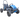 TrailMaster Cheetah i3 Kids Electric Go Kart with 3-speed settings and reverse, blue design, suitable for ages 4-9.