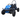 TrailMaster Cheetah i3 Kids Electric Go Kart, blue color, with 3-speed settings and reverse for ages 4-9, powerful and sleek design.