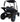 Rear view of TrailMaster Cheetah i6 electric kids go-kart, featuring a 650W motor and durable off-road tires.