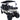 TrailMaster TBM X6 6-seater electric golf cart with 5kW lithium battery, foldable windshield, carbon fiber steering wheel, and LED lights