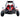 TrailMaster Blazer i2K Electric Go Kart with red seats, LED headlights, and 5-point safety harness