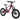 The RFN Evo Racing 18 in red, featuring a 36V Battery and a top speed of 19 MPH.