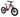 The RFN Evo Racing 18 in red, featuring a 36V Battery and a top speed of 19 MPH.