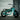 AR Atom 1000 Watt Mini Electric Bicycle in turquoise with oversized tires and sturdy frame.
