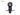 Front view of the compact Begode Mten5 electric unicycle with a blue light and sturdy tire for high-speed rides.